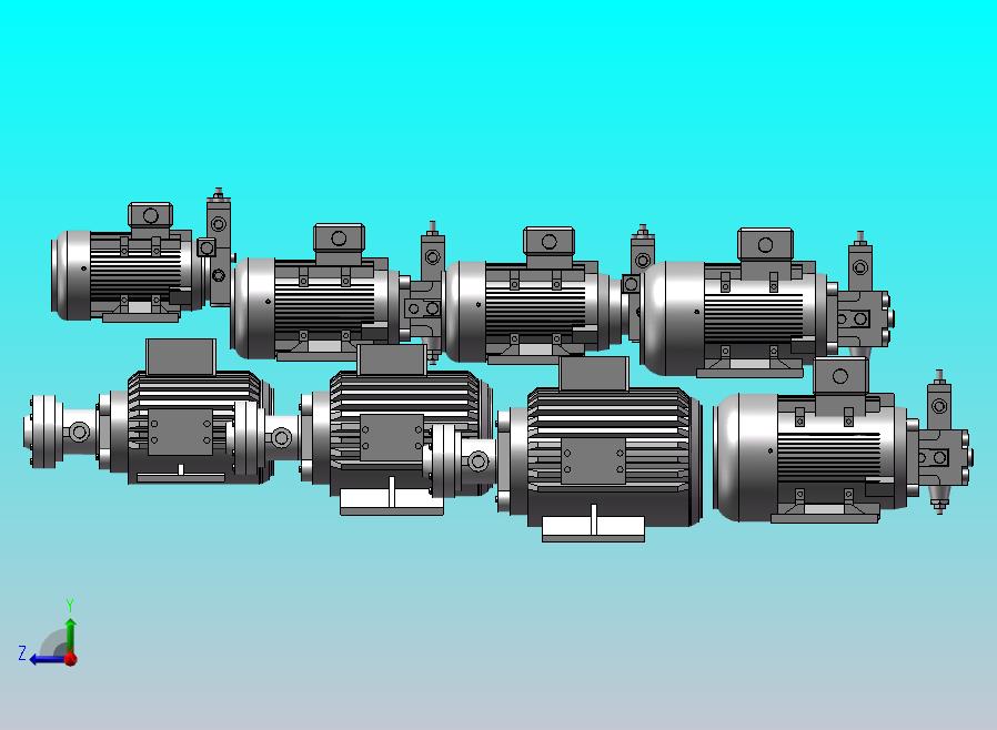 叶片泵电机组合 8款