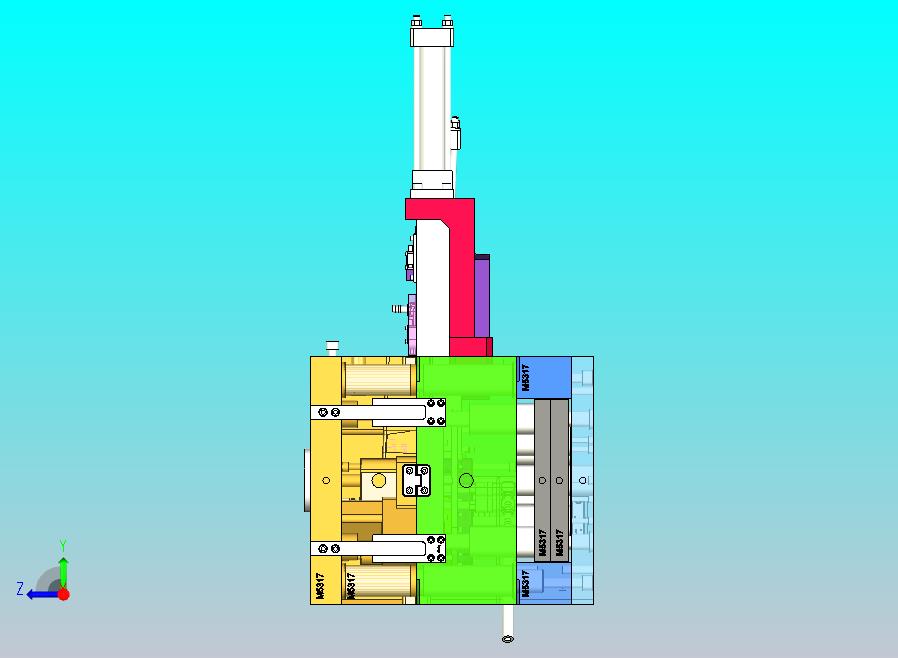 机床排气弯管模具设计