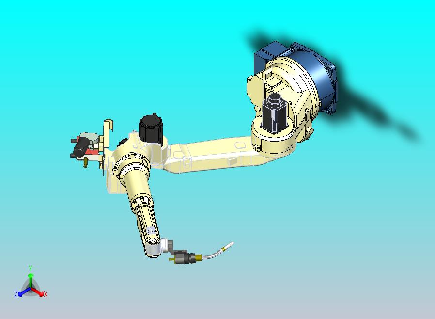 焊接机器人模型设计