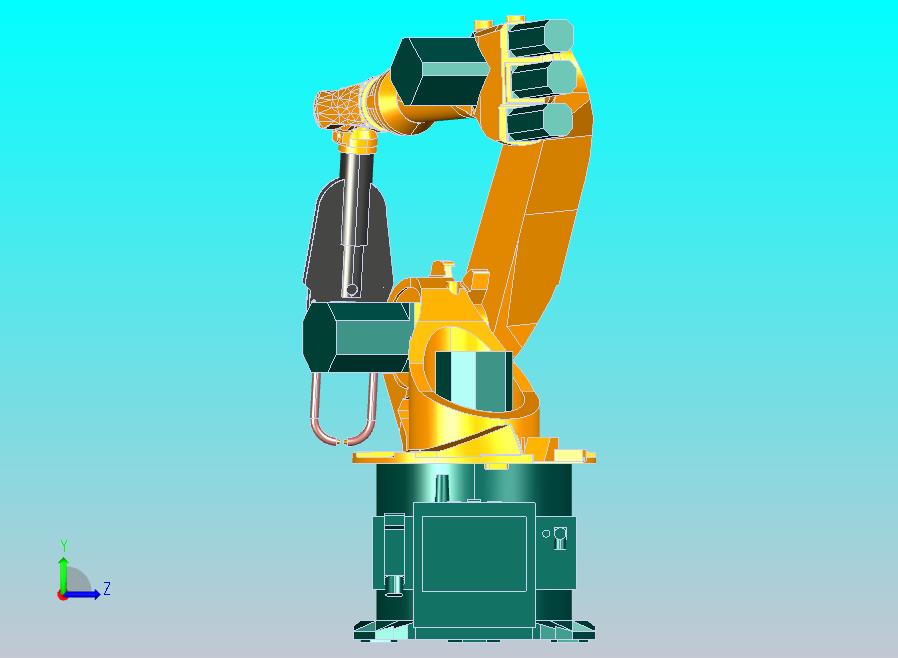 汽车车身钣金总成点焊机器人设计