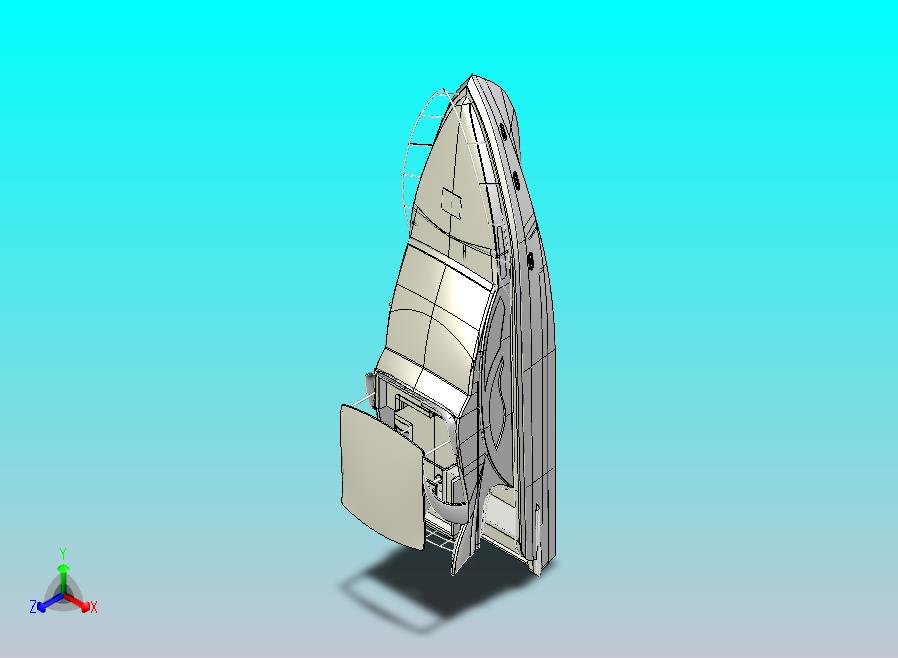 私人豪华游艇3D模型