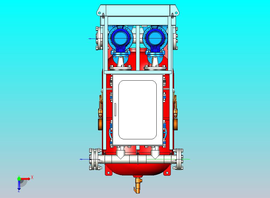 工业水泵站模型