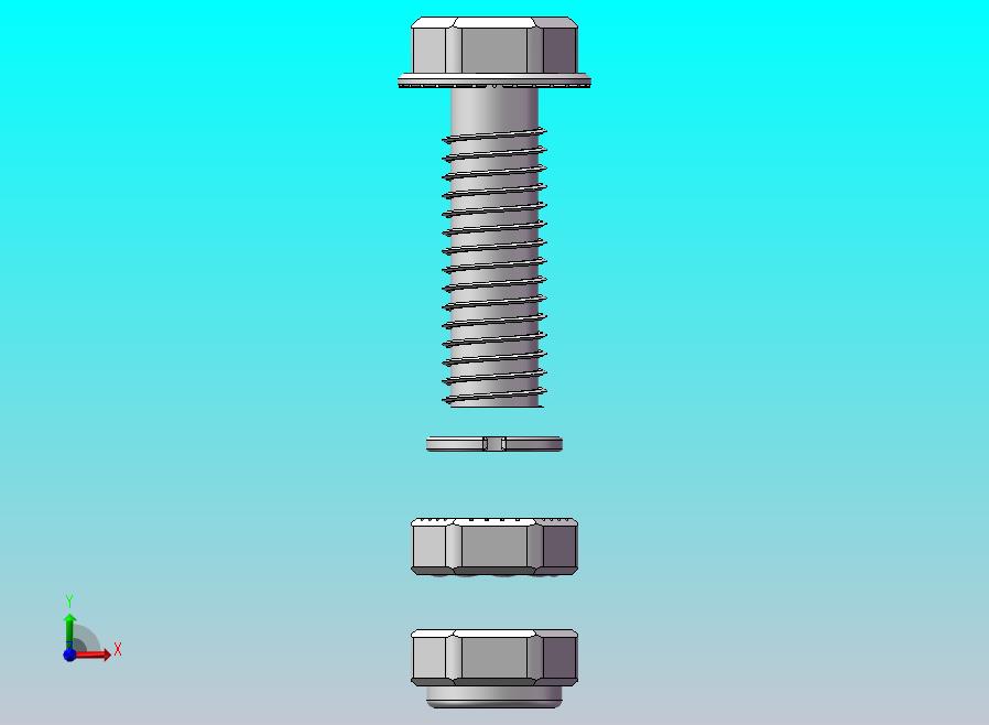 防松动螺栓结构