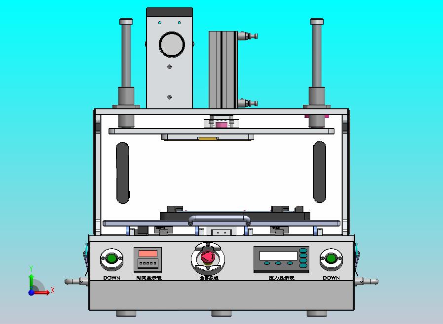 主板内存条安装压合工序