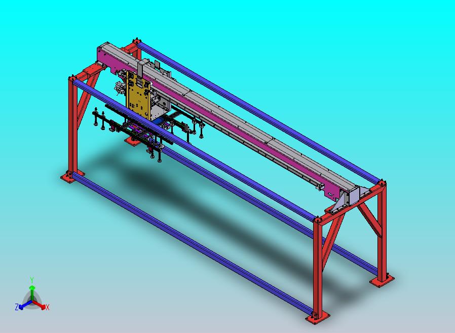 桁架吸附移栽机（可变间距吸盘）