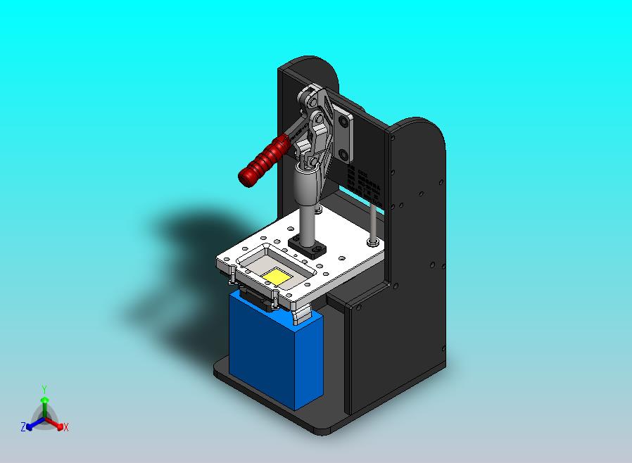 散热器涂散热膏治具