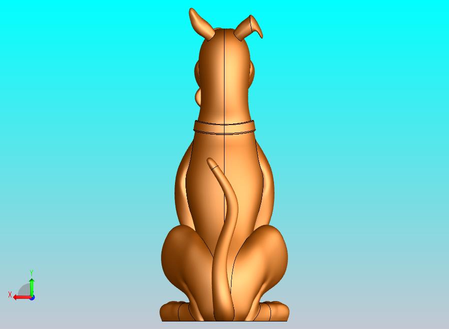 黄狗三维模型