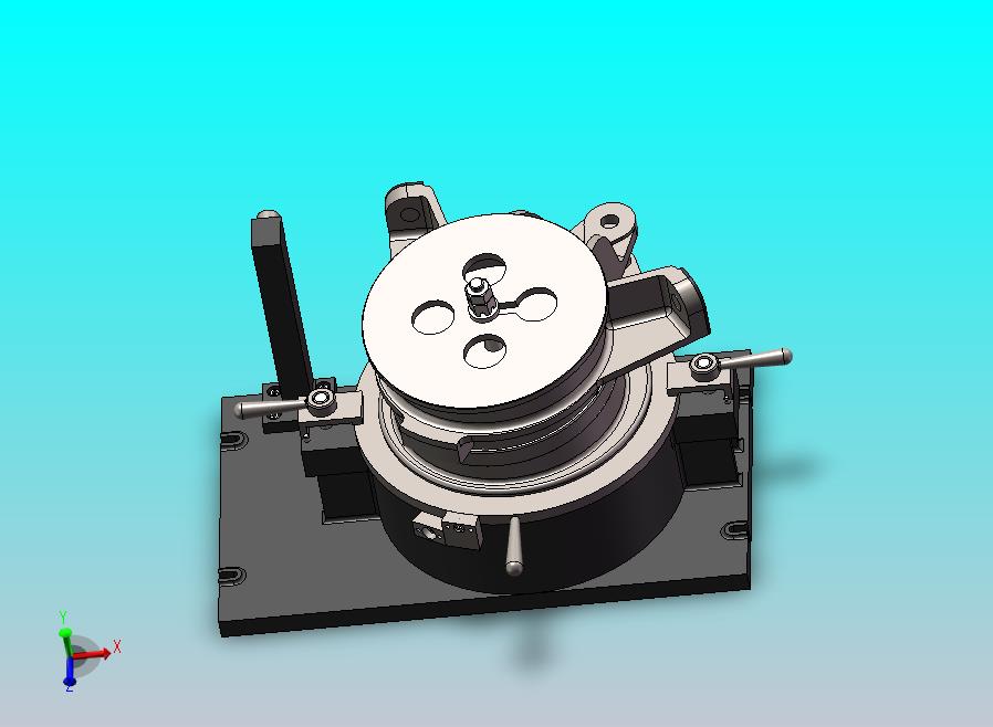 CA140B解放汽车中间轴轴承支架夹具设计SW+CAD+说明书