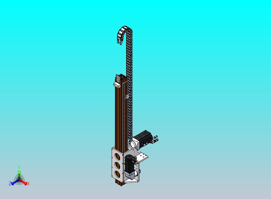 Z轴齿轮齿条升降机构