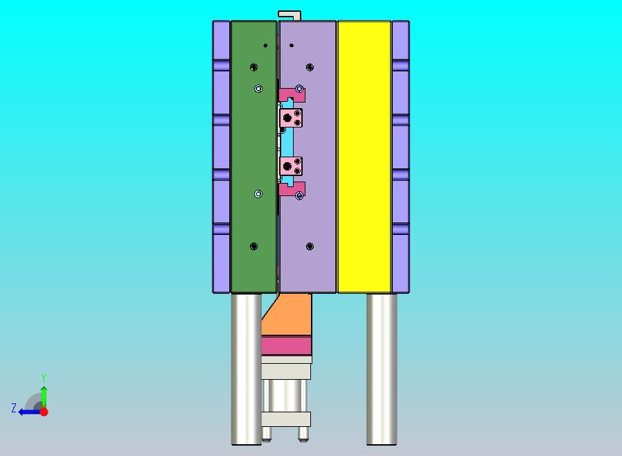 电箱盖子压铸模具采用整体式型腔设计，冷却与排气系统