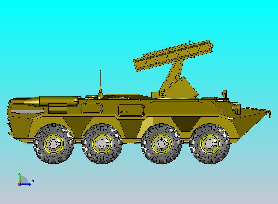 导弹基地Strela 10-baze BTR