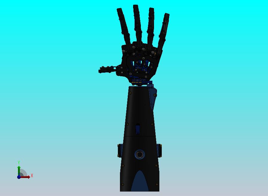 仿生机器人手模型：“Mpho