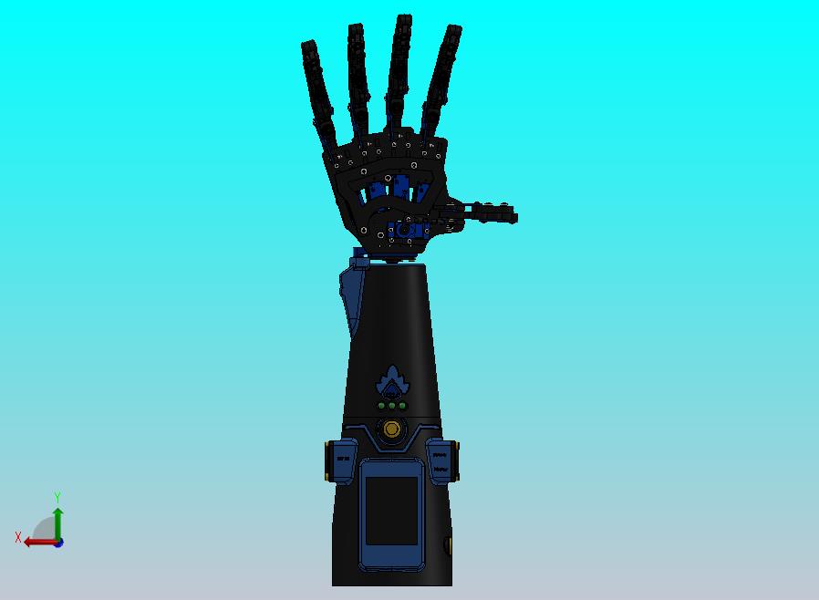 仿生机器人手模型：“Mpho