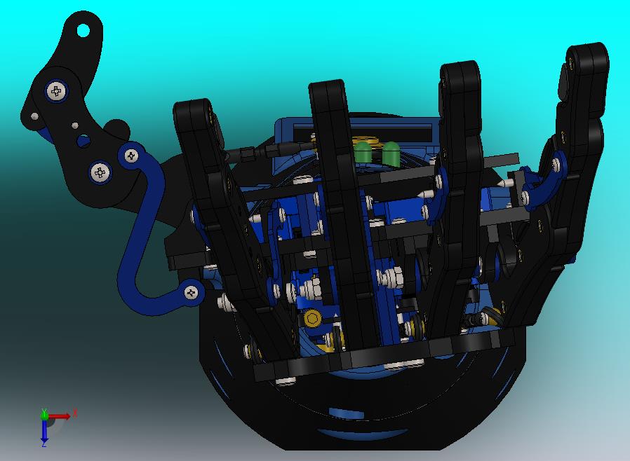 仿生机器人手模型：“Mpho