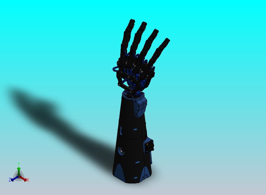 仿生机器人手模型：“Mpho