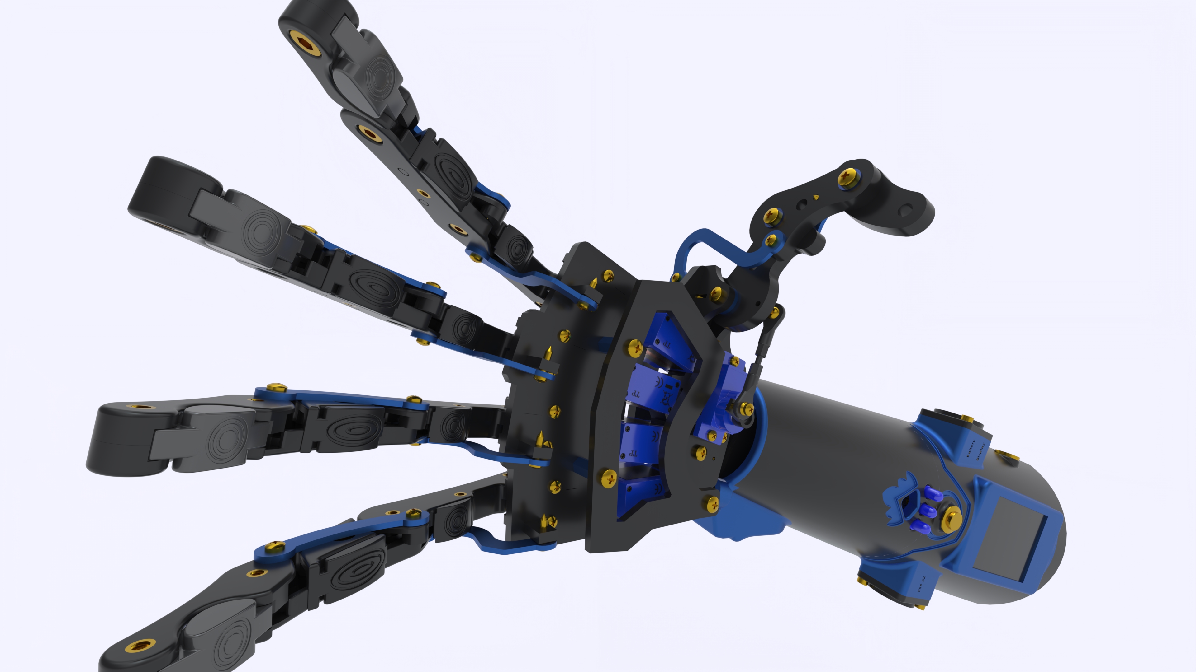 仿生机器人手模型：“Mpho