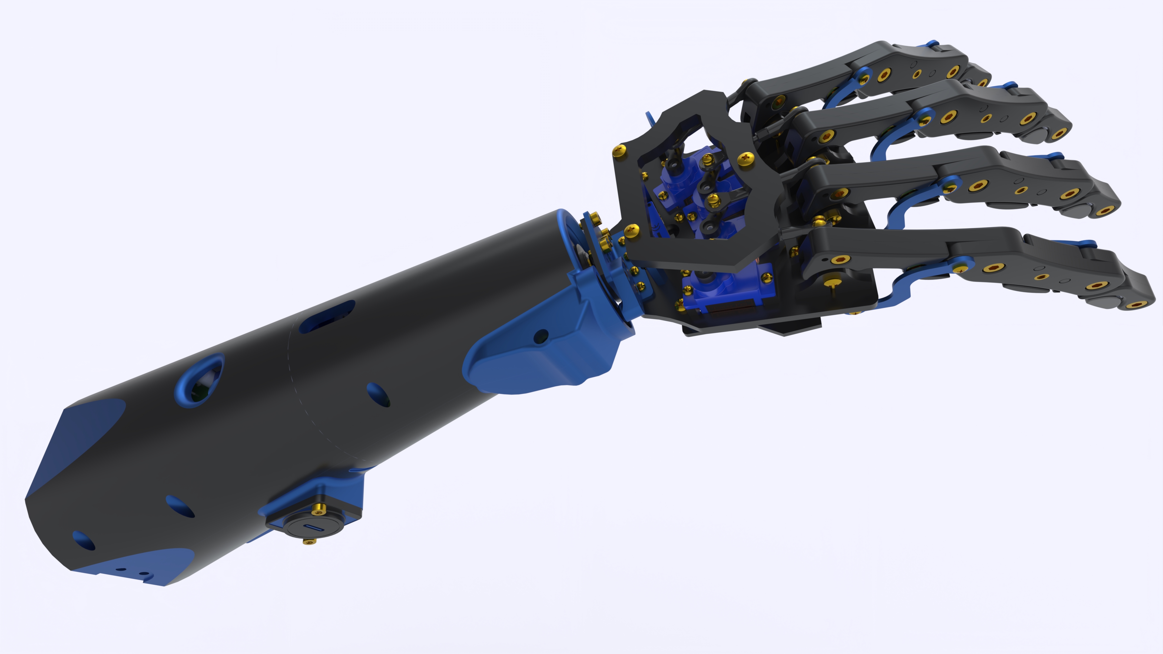 仿生机器人手模型：“Mpho