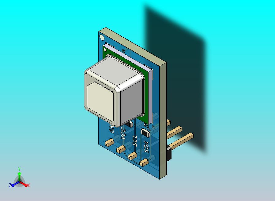 SCD4x二氧化碳传感器模块