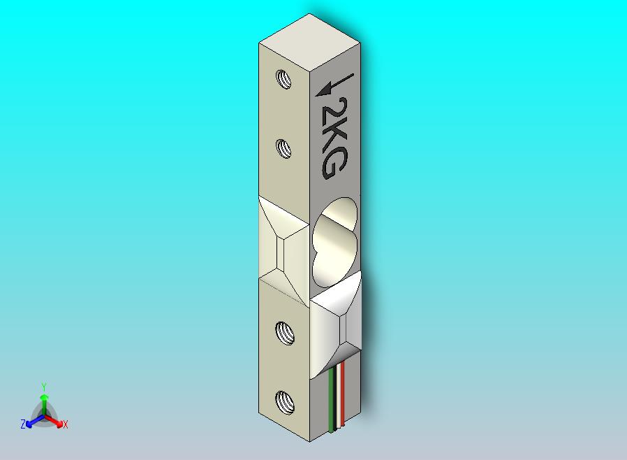 重量传感器2KG YZC-133