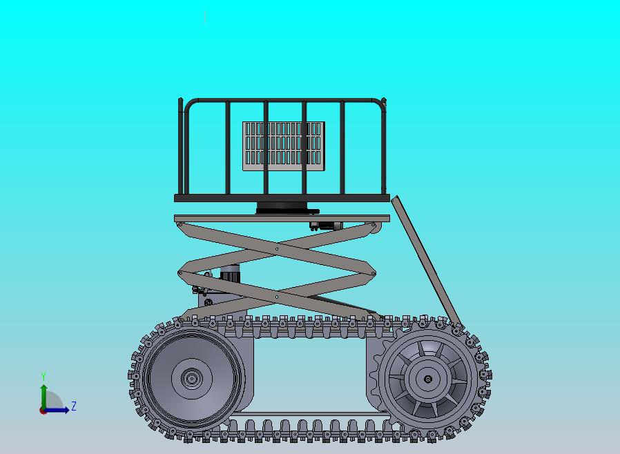 采摘履带剪刀式升降小车