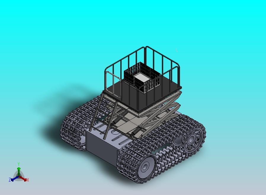 采摘履带剪刀式升降小车