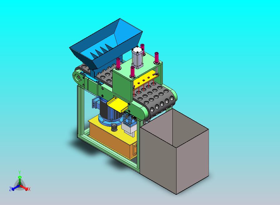 红枣去核机总装图