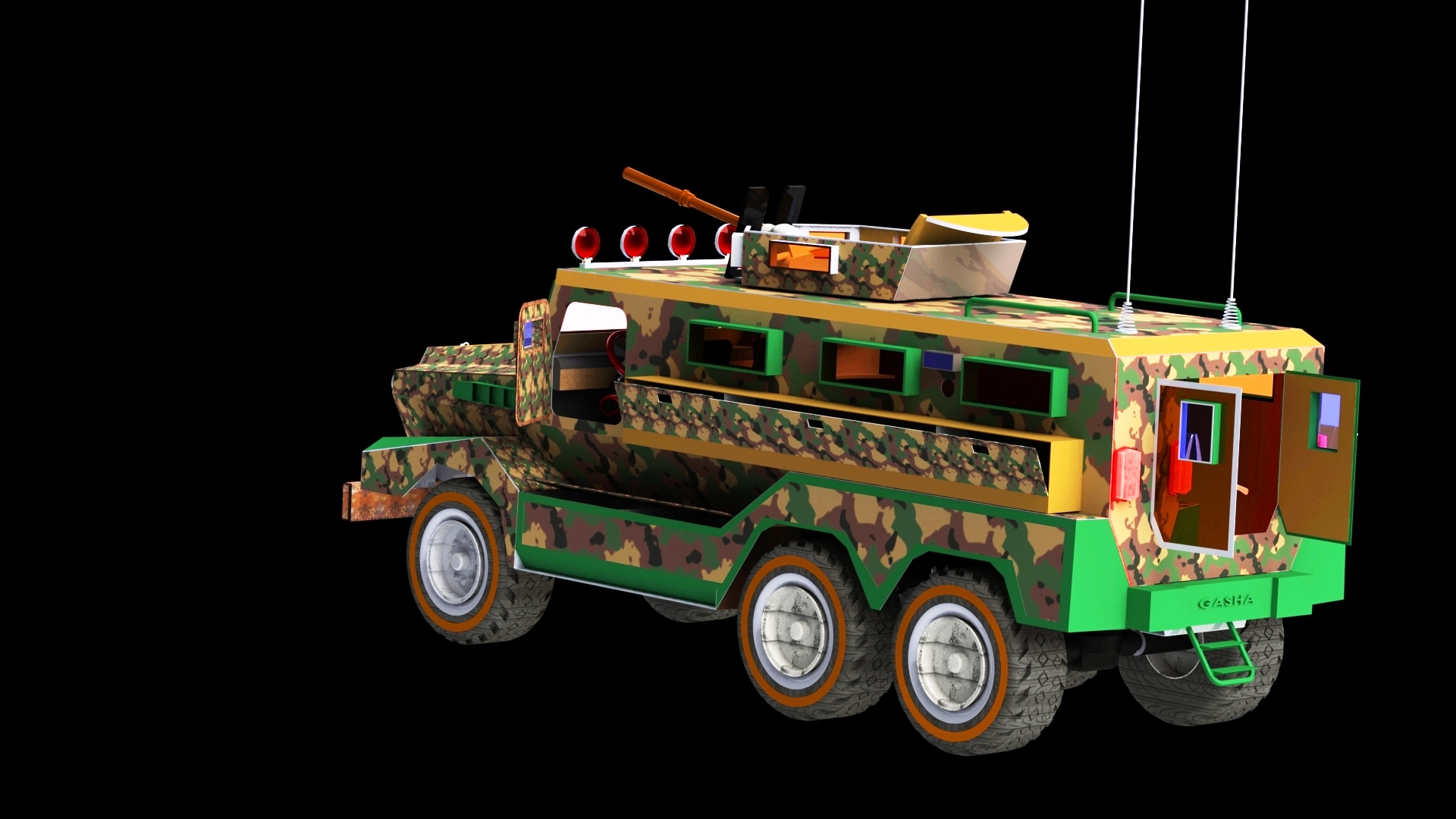 Military APC Gasha装甲车