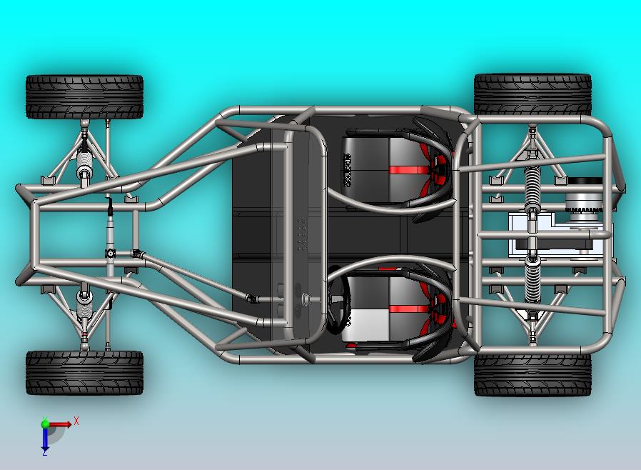 新钢管车越野车框架