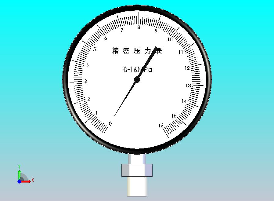 150径向压力表