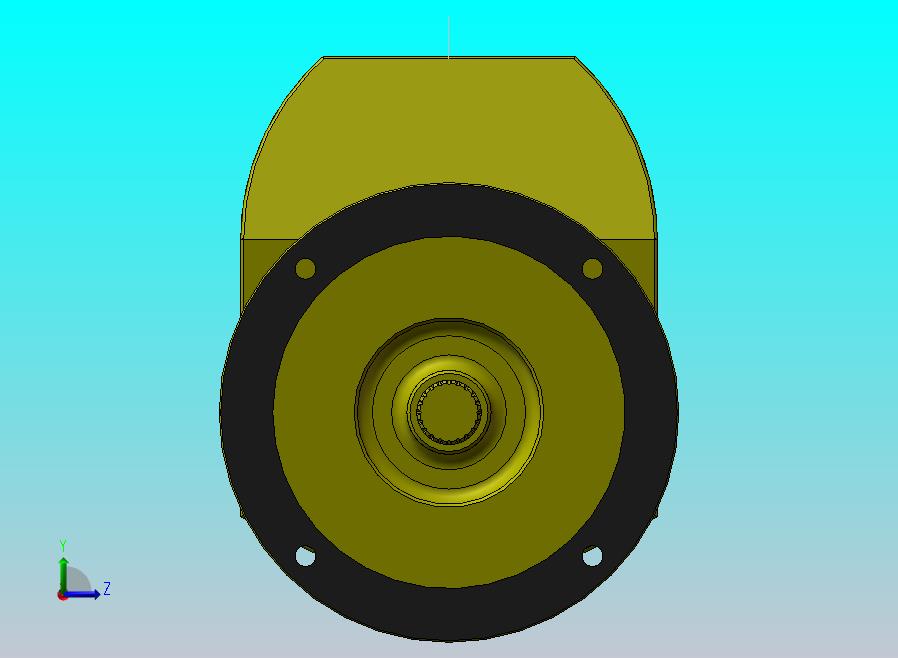 RXF87-4.5-4KW-4级减速器 输出轴带花键
