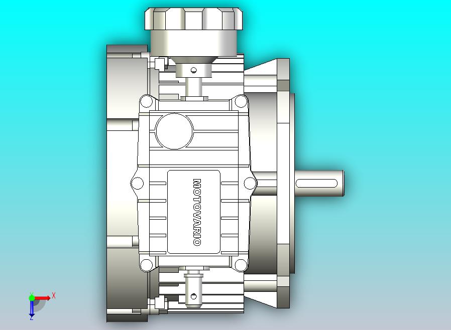 txf010-19mm两面输出型减速机