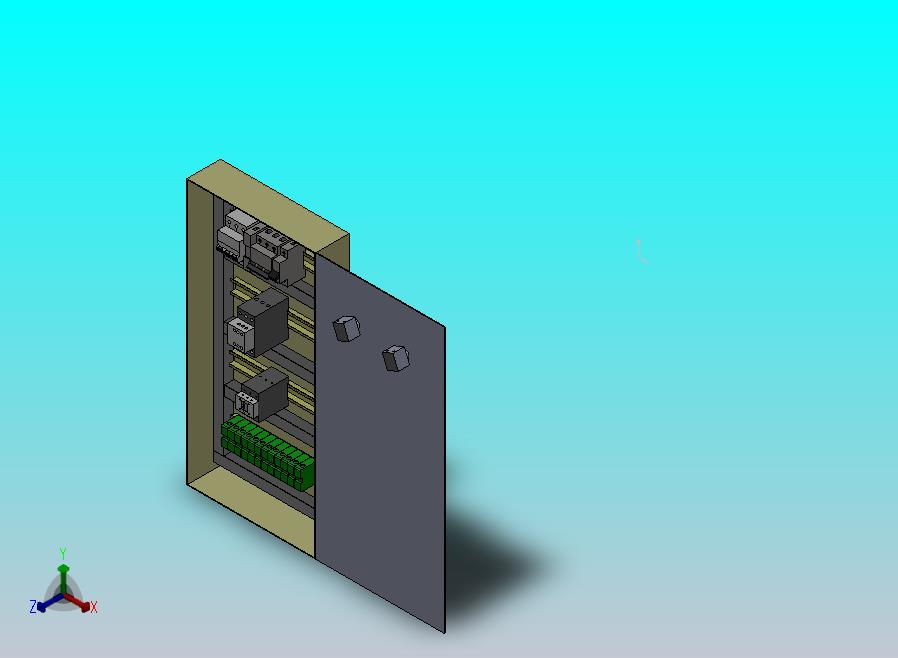 连续运转过载保护控制电路的3D模型