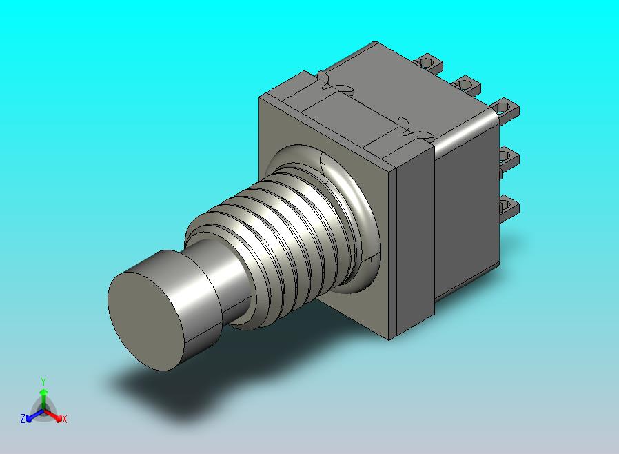 拨动开关3D模型