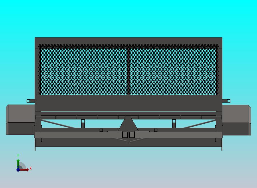 拖车车架模型