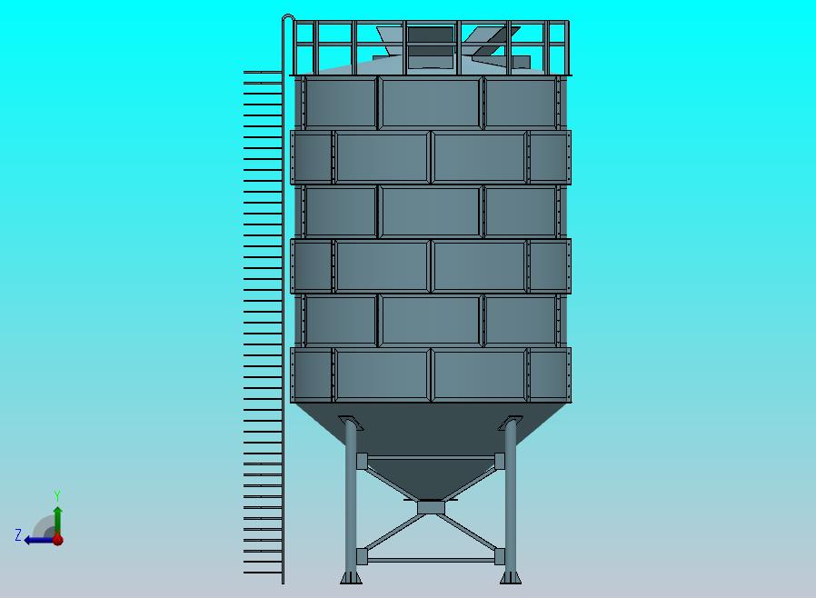 直径5米高8.5米料仓