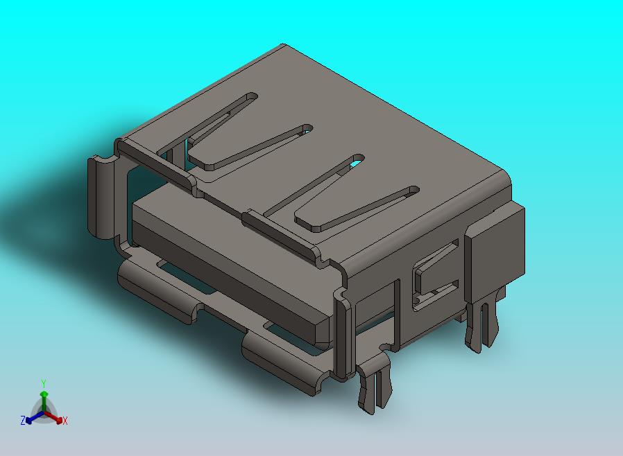 USB Type-A 连接器公头 SMD (1)