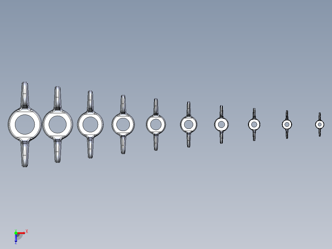 翼形螺母 M3 至 M18