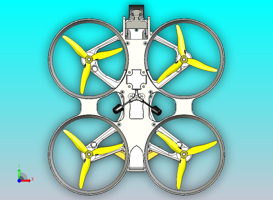 5 英寸管道式电影 FPV 无人机