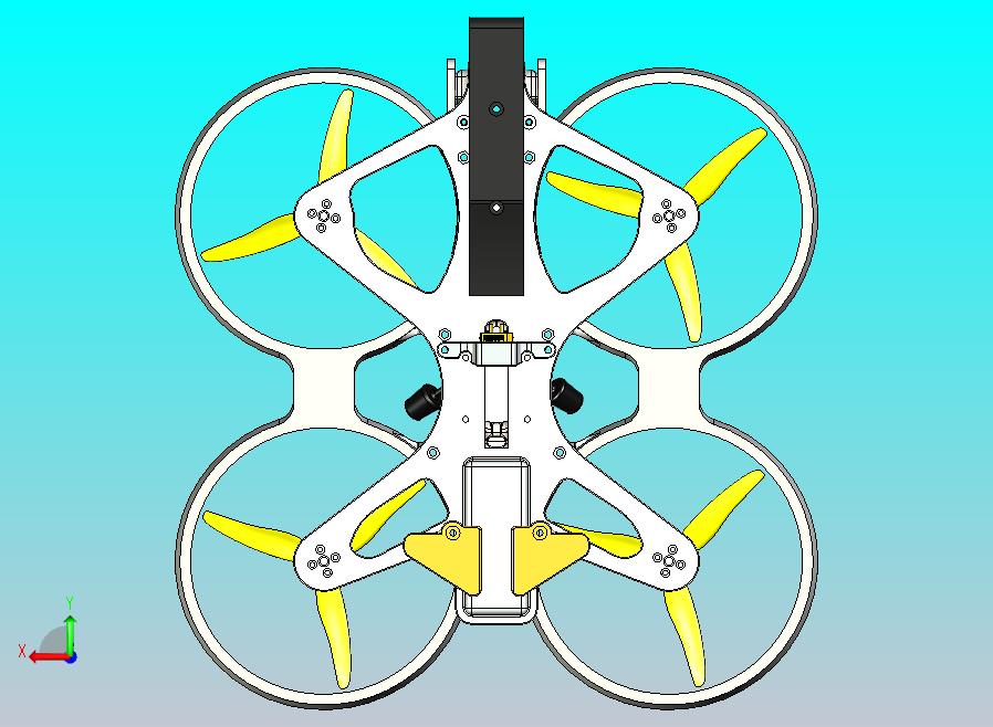 5 英寸管道式电影 FPV 无人机