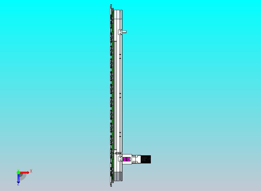 环形导轨椭圆同步带T23-Y400线体