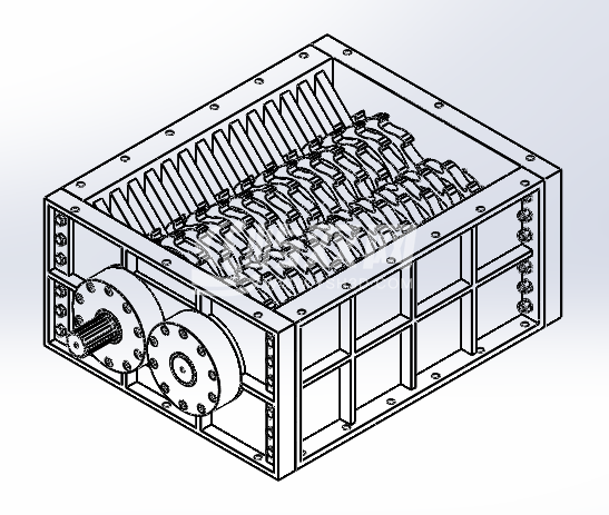 破碎机 3D模型