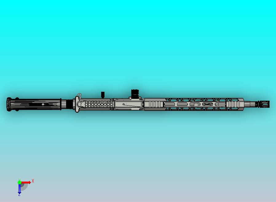 22LR 弹带式轻机枪