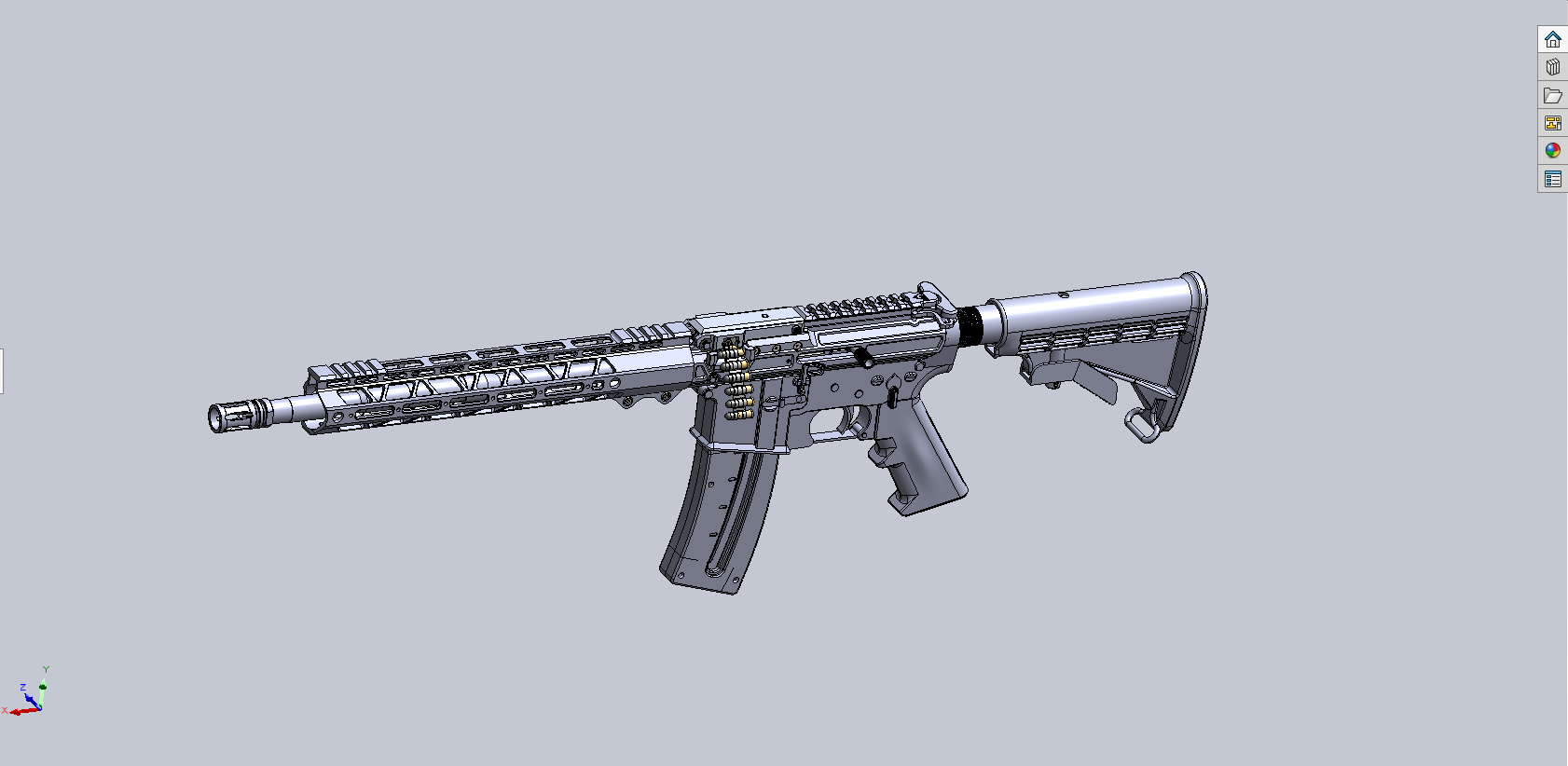 22LR 弹带式轻机枪