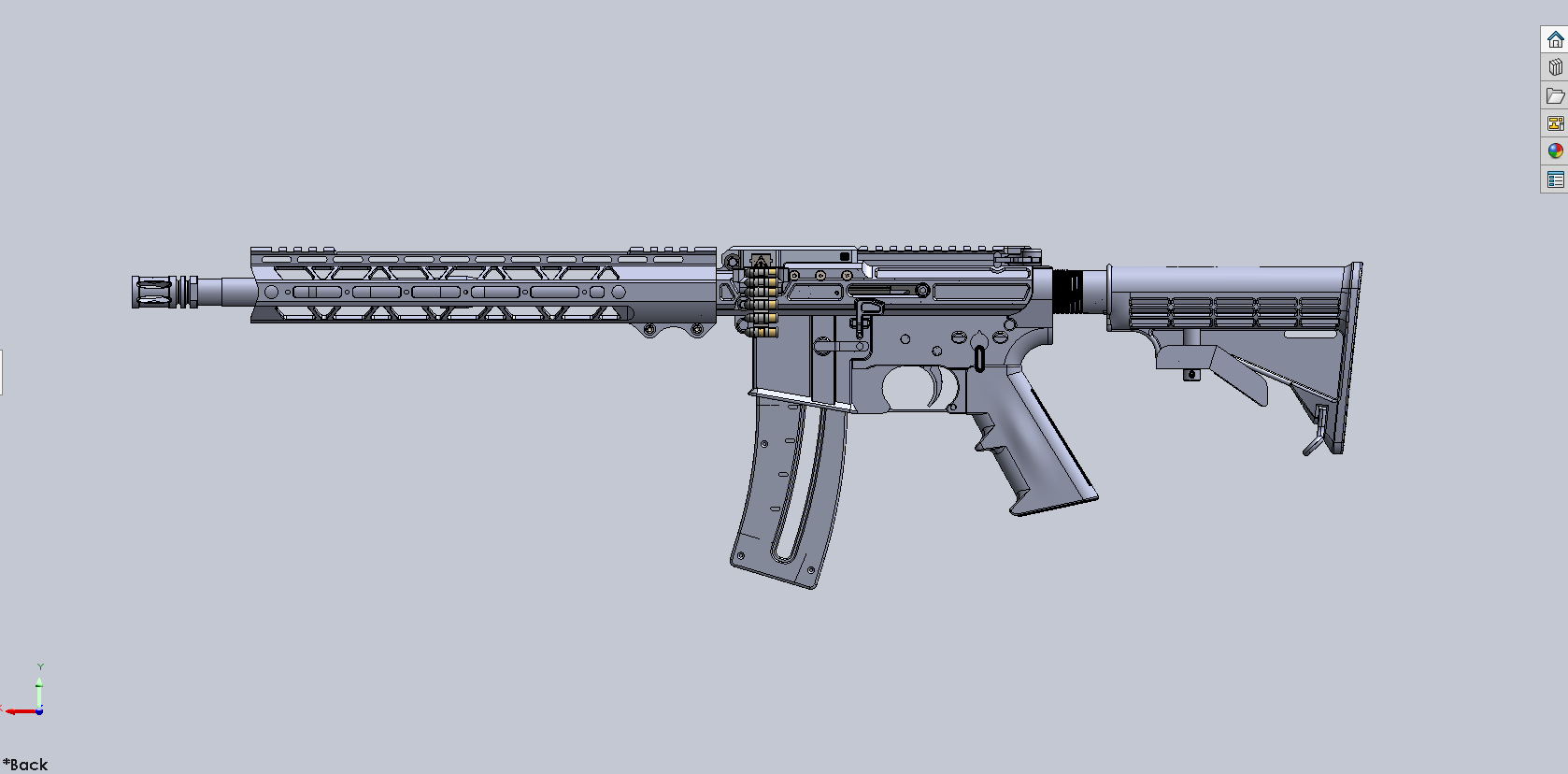 22LR 弹带式轻机枪