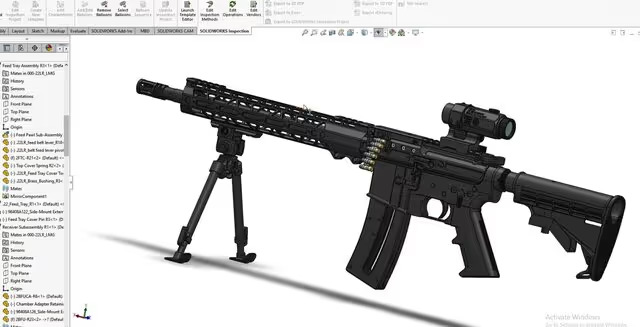 22LR 弹带式轻机枪