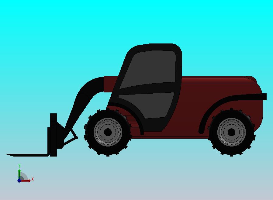叉车（3D打印模型