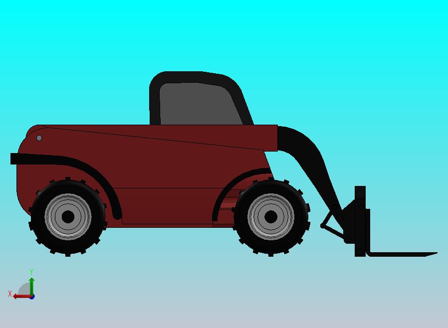 叉车（3D打印模型