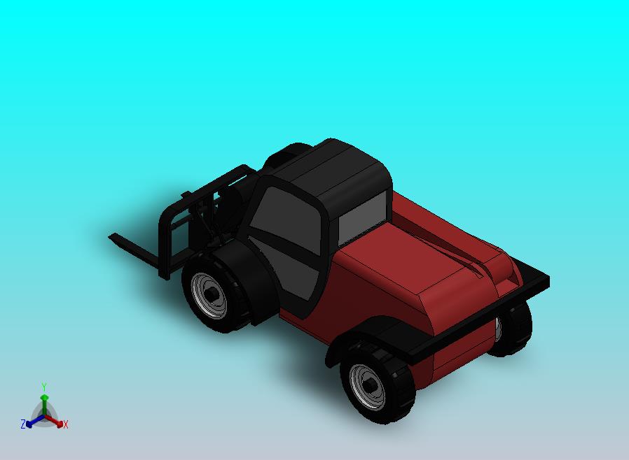 叉车（3D打印模型