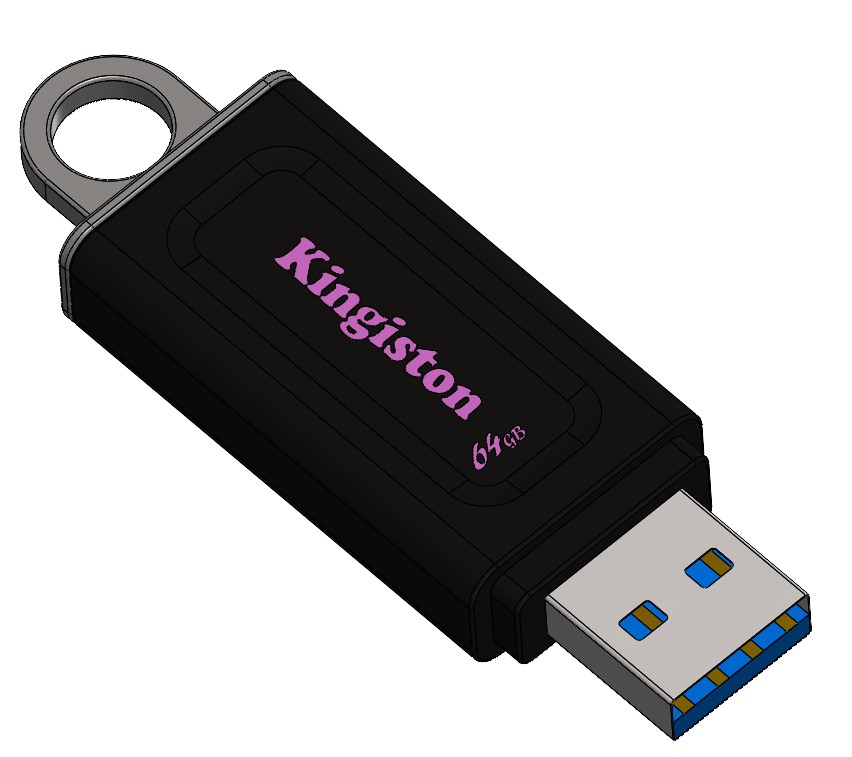 “64GB USB 3.0 闪存盘 - 金士顿