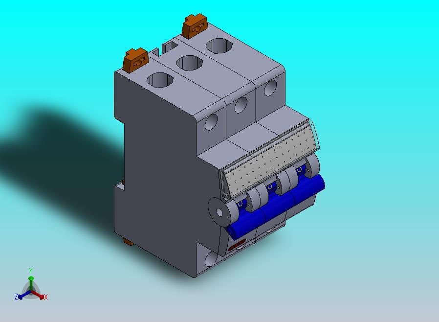 LS-Switch，3TE，用于 DIN 导轨